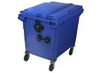 blue 1100 litre bin